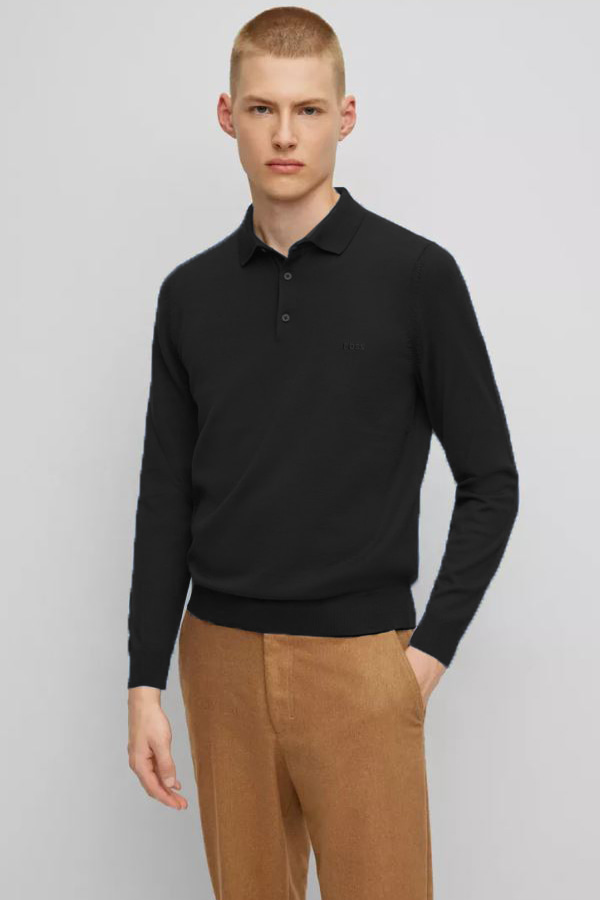 ΠΛΕΚΤΗ ΜΠΛΟΥΖΑ BOSS - 001 ΜΑΥΡΟ